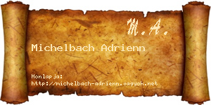 Michelbach Adrienn névjegykártya
